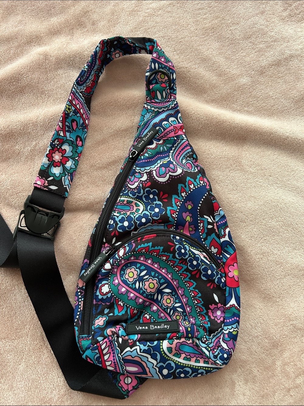 Vera Bradley Multicolor Paisley Sling Crossbody Bag